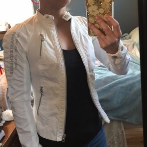 White Moto jacket